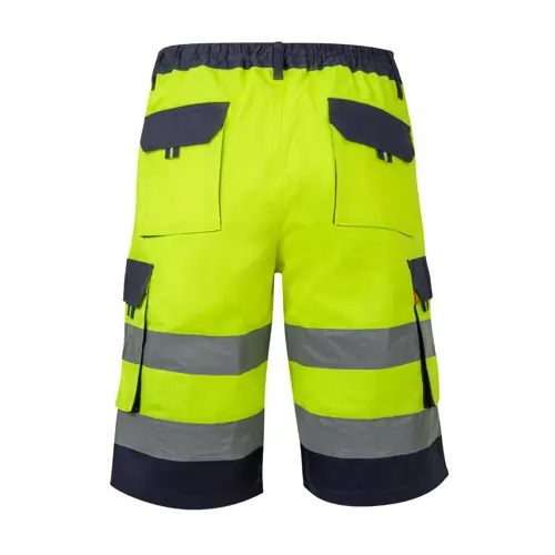 Pantaloncini da lavoro VELILLA HADES in cotone e poliestere bicolore e tasche da 210gr