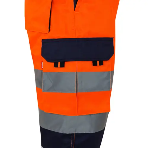 Pantaloncini da lavoro VELILLA HADES in cotone e poliestere bicolore e tasche da 210gr