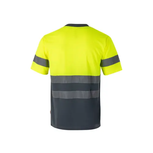 T-shirt da lavoro VELILLA BRAHMA in tessuto tecnico poliestere con strisce catarifrangenti da 140gr