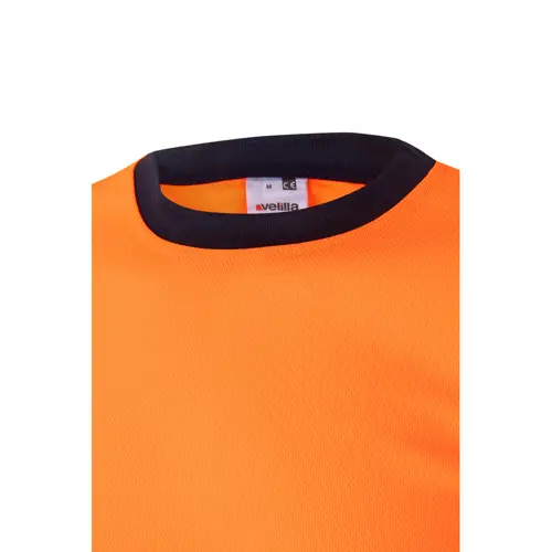 T-shirt da lavoro VELILLA BRAHMA in tessuto tecnico poliestere con strisce catarifrangenti da 140gr