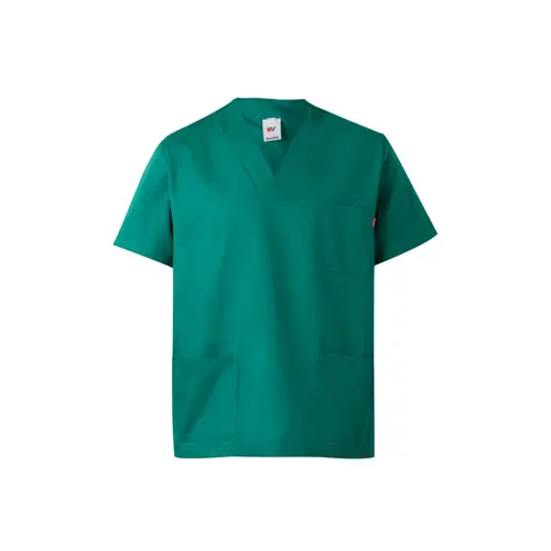 Divisa sanitaria Velilla a maniche corte in twill di cotone e poliestere 190gr