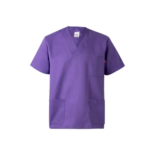 Divisa sanitaria Velilla a maniche corte in twill di cotone e poliestere 190gr