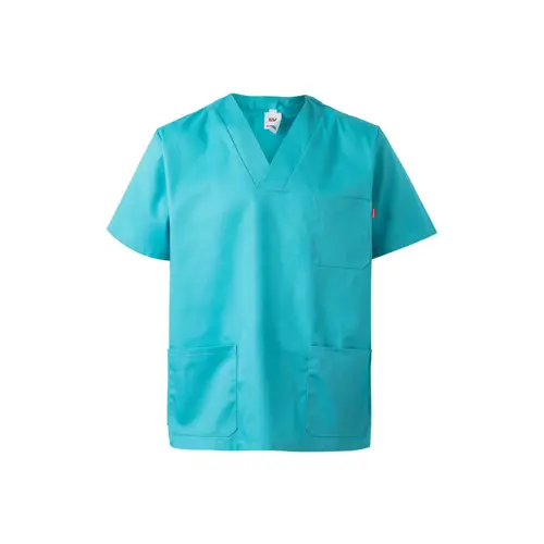 Divisa sanitaria Velilla a maniche corte in twill di cotone e poliestere 190gr