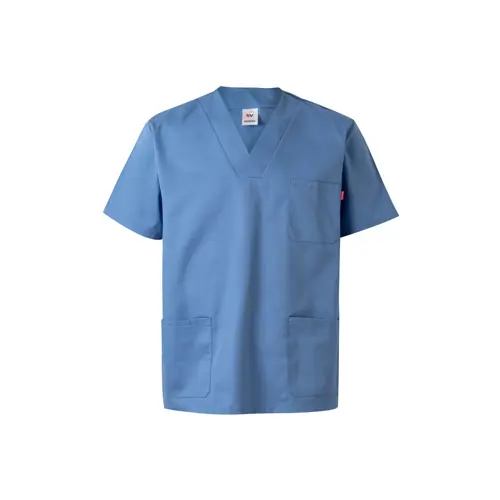 Divisa sanitaria Velilla a maniche corte in twill di cotone e poliestere 190gr