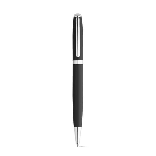 Set penna roller e penna a sfera con corpo in alluminio 100% riciclato refill blu