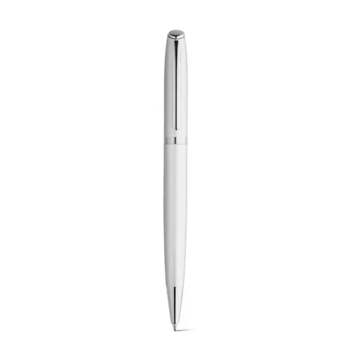 Set penna roller e penna a sfera con corpo in alluminio 100% riciclato refill blu
