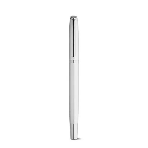 Set penna roller e penna a sfera con corpo in alluminio 100% riciclato refill blu