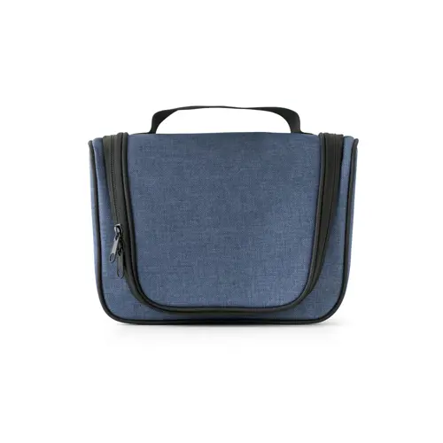 Beauty case e porta accessori da viaggio in poliestere 600D con gancio 250x180x105mm
