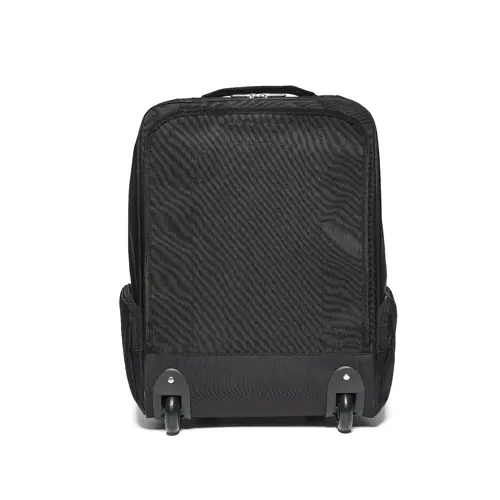 Zaino trolley per PC da 17'' in 1680D e 300D con scompartimento principale imbottito e foderato com spallacci imbottiti e impugnatura estensibile in metallo 33x49x22cm