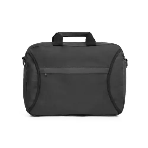 Borsa porta documenti in poliestere 600D con scomparto foderato e tasca anteriore 40x10x30cm