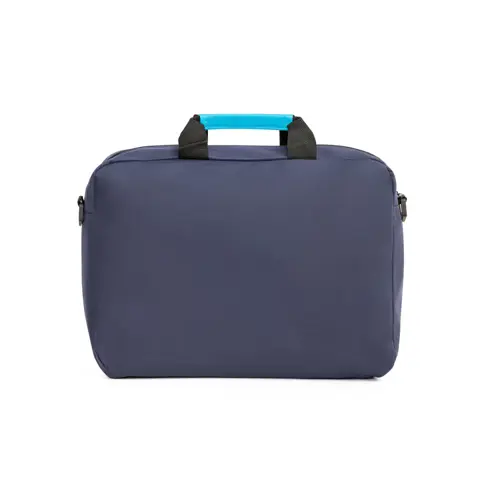 Borsa porta documenti in poliestere 600D con scomparto foderato e tasca anteriore 40x10x30cm