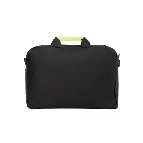 Borsa porta documenti in poliestere 600D con scomparto foderato e tasca anteriore 40x10x30cm