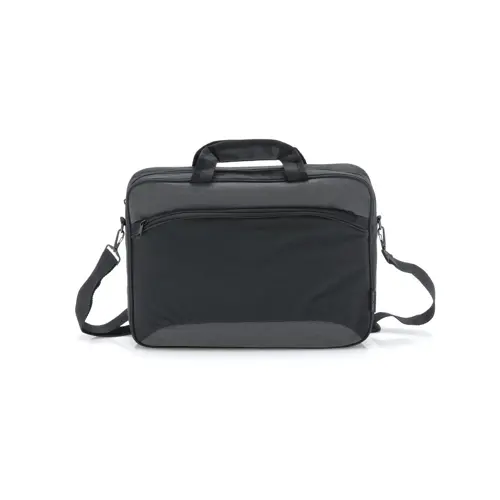 Borsa porta pc da 15" in poliestere con tracolla regolabile e aggancio trolley 40x8x30cm