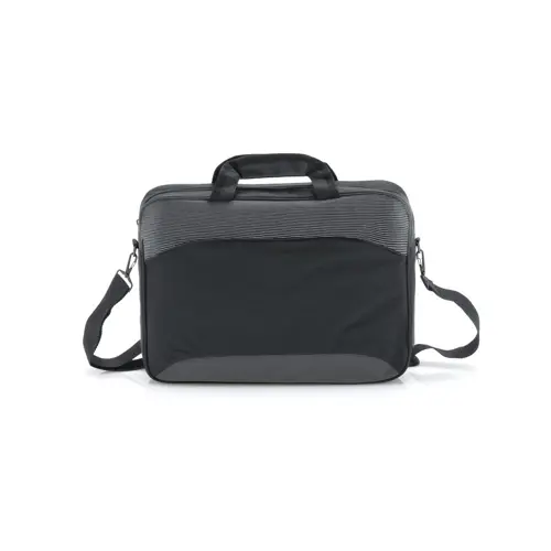Borsa porta pc da 15" in poliestere con tracolla regolabile e aggancio trolley 40x8x30cm