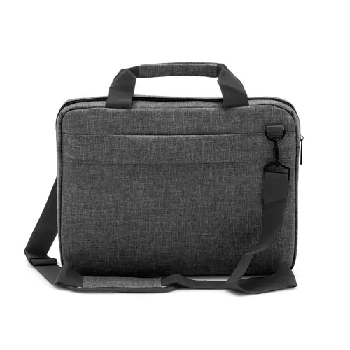 Borsa porta pc da 14" in poliestere 600D con tracolla regolabile e aggancio trolley 37x5x28cm