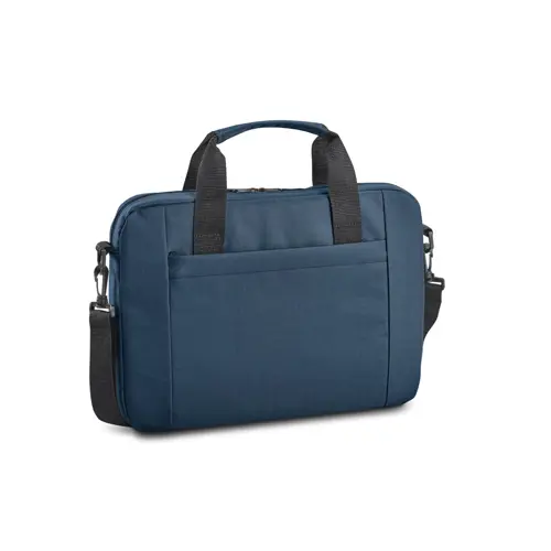 Borsa porta pc da 15" in poliestere 600D con tasche interne e tracolla regolabile 40x5x29cm