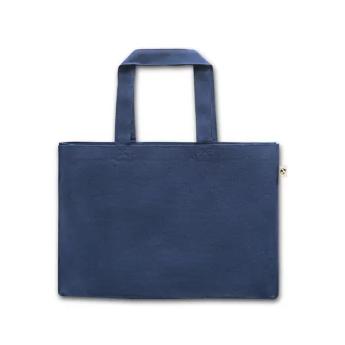 Shopper in cotone riciclato e RPET da 280gr 50x37x12cm