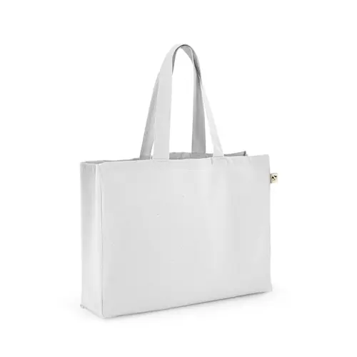 Shopper in cotone riciclato e RPET da 280gr 50x37x12cm