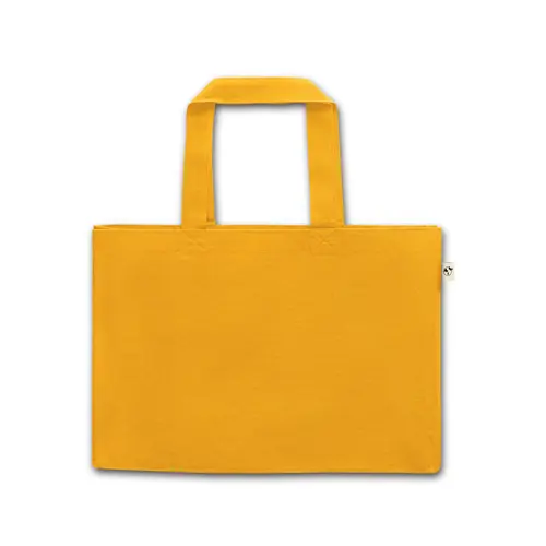 Shopper in cotone riciclato e RPET da 280gr 50x37x12cm