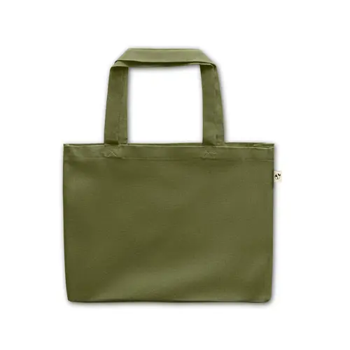 Shopper in cotone riciclato e RPET da 280gr 50x37x12cm