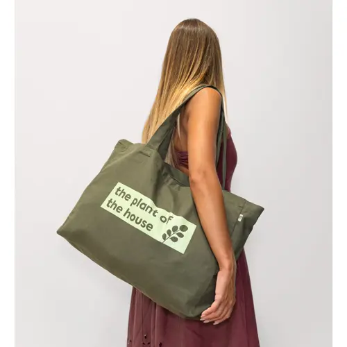 Shopper in cotone riciclato e RPET da 280gr 50x37x12cm