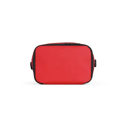 Borsa termica in poliestere riciclato da 6L con cinghia regolabile 24x16.5x16cm