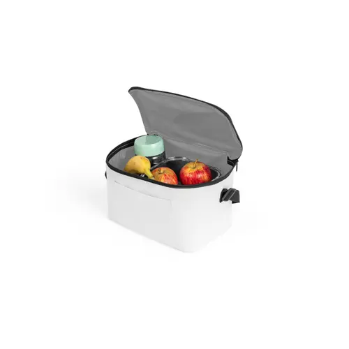 Borsa termica in poliestere riciclato da 6L con cinghia regolabile 24x16.5x16cm