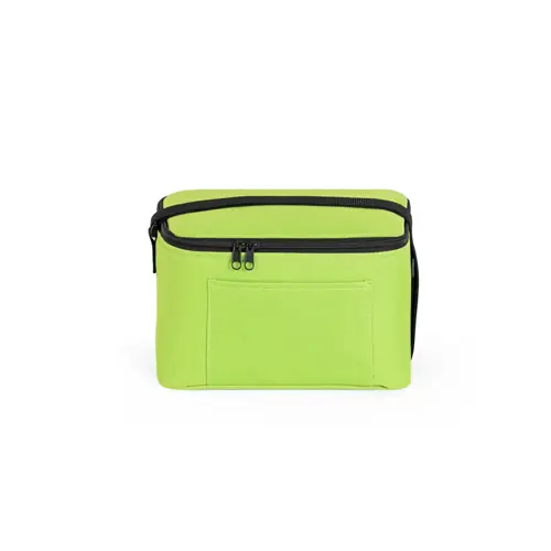 Borsa termica in poliestere riciclato da 6L con cinghia regolabile 24x16.5x16cm
