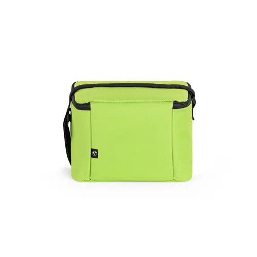 Borsa termica in poliestere riciclato da 6L con cinghia regolabile 24x16.5x16cm