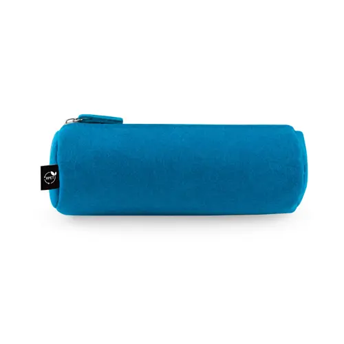 Astuccio in feltro riciclato RPET con cerniera di chiusura