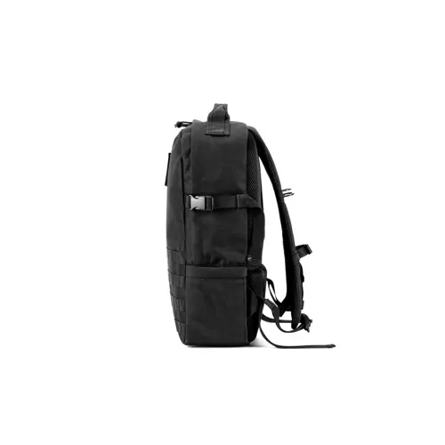 Zaino porta pc da 17.3" in poliestere riciclato 600D con cinghia trolley e tasca laterale