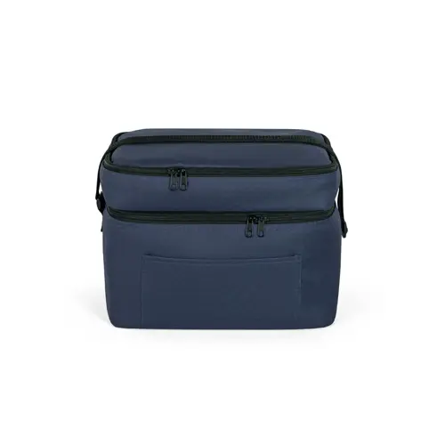 Borsa termica poliestere riciclato da 12L con tracolla regolabile 30x25x20cm