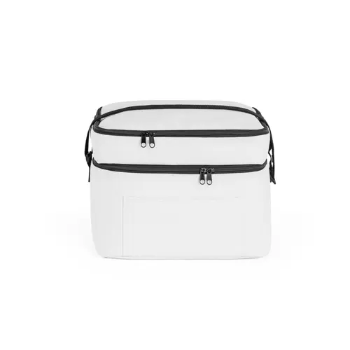 Borsa termica poliestere riciclato da 12L con tracolla regolabile 30x25x20cm