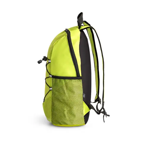 Zaino in poliestere 600D con tasche laterali in rete e spallacci imbottiti da 15l 25x18x42cm