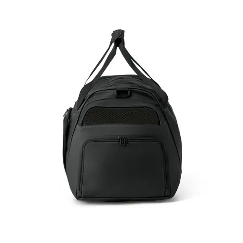 Borsone sportivo in poliestere con tasche e fondo rigido 64x37x31cm