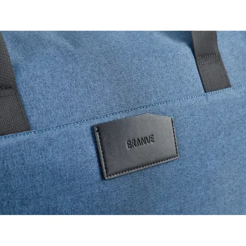 Borsone da viaggio elegante con dettagli in similpelle con ampio scomparto principale e quattro tasche interne e una esterna fornita in una borsa in TNT  50x30x25cm