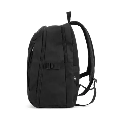 Zaino porta pc da 16” in poliestere riciclato con scomparto apribile e aggancio trolley