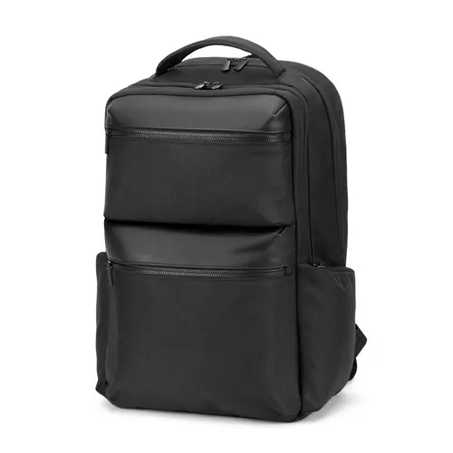 Zaino porta pc da 17" in twill riciclato idrorepellente con ampie tasche 