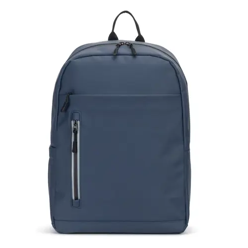 Zaino porta pc da 16” in PU con cerniera riflettente e idrorepellente con aggancio trolley