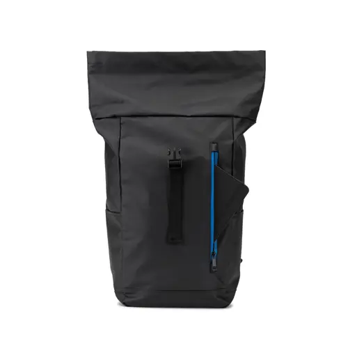 Zaino porta pc da 14" roll top in poliestere riciclato con rivestimento idrorepellente
