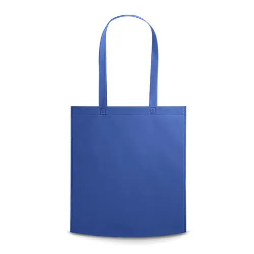Shopper in TNT a soffietto con manici lunghi da 80gr 38x41x8cm