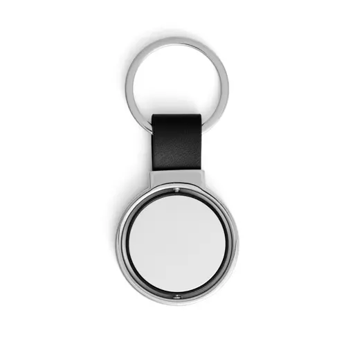 Portachiavi in metallo e similpelle