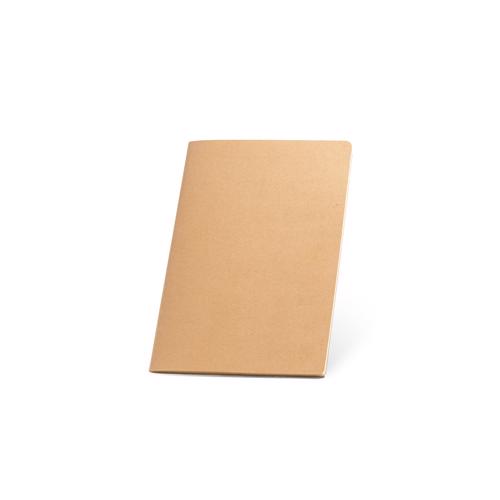 Block notes A5 con copertina in cartoncino 250gr a 80 pagine lisce in carta riciclata