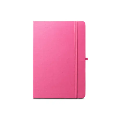 Block notes A5 in RPET con copertina rigida e fogli a righe in carta riciclata