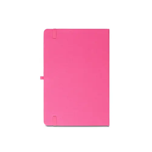 Block notes A5 in RPET con copertina rigida e fogli a righe in carta riciclata