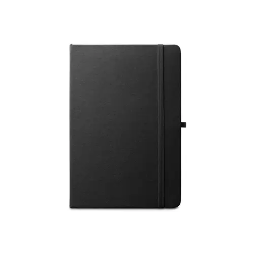 Block notes A5 in RPET con copertina rigida e fogli a righe in carta riciclata