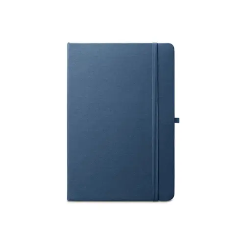 Block notes A5 in RPET con copertina rigida e fogli a righe in carta riciclata