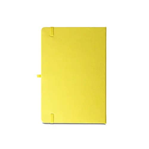 Block notes A5 in RPET con copertina rigida e fogli a righe in carta riciclata