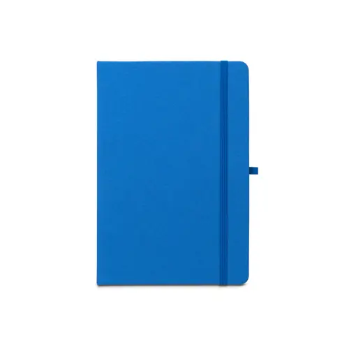 Block notes A5 in RPET con copertina rigida e fogli a righe in carta riciclata