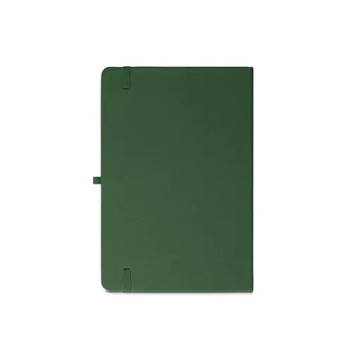 Block notes A5 in RPET con copertina rigida e fogli a righe in carta riciclata